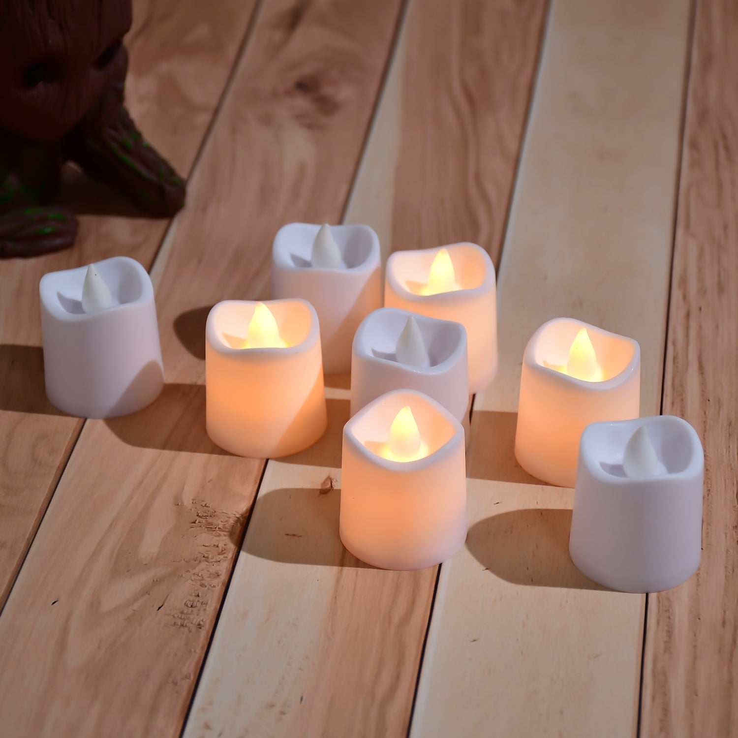 6487 Flameless LED Tealights, Smokeless Plastic Decorative Candles - Led Tea Light Candle For Home Decoration (Pack Of 24) DeoDap 6487 Flameless LED Tealights, Smokeless Plastic Decorative Candles - Led Tea Light Candle For Home Decoration (Pack Of 24) DeoDap